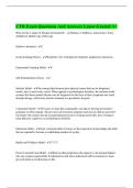 CTR Exam Questions And Answers Latest Graded A&plus;