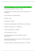 CTR Exam Questions And Answers Latest Graded A&plus;