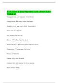 CTR Lesson 1 Exam Questions And Answers Latest Graded A&plus;