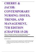 cherry and jacob Contemporary Nursing: Issues, Trends, and Management, 7th Edition 