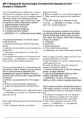 EMT Chapter 24 Gynecologic Emergencies Questions and Answers Graded A&plus;