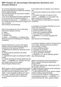 EMT-Chapter 24 -Gynecologic Emergencies Questions and Answers Rated A