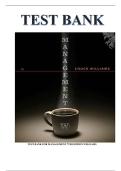 TEST BANK FOR MANAGEMENT 7TH EDITION WILLIAMS