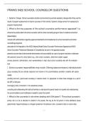 PRAXIS 5422 SCHOOL COUNSELOR QUESTIONS 2025&sol;2026