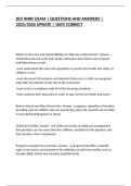 DCF RNRF EXAM &vert; QUESTIONS AND ANSWERS &vert; 2025&sol;2026 UPDATE &vert; 100&percnt; CORRECT