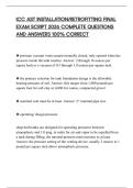 ICC AST INSTALLATION&sol;RETROFITTING FINAL EXAM SCRIPT 2026 COMPLETE QUESTIONS AND ANSWERS 100&percnt; CORRECT