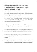 ICC AST INSTALLATION&sol;RETROFITTING COMPREHENSIVE EXAM 2026 SOLVED QUESTIONS GRADED A&plus;