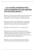 ICC AST INSTALLATION&sol;RETROFITTING ACTUAL EXAMINATION TEST 2026 QUESTIONS WITH SOLUTIONS GRADED A&plus;