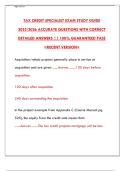 Tax Credit Specialist Certification Exam 2025&colon; Ultimate Study Guide