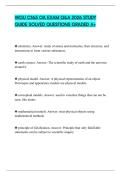WGU C165 OA EXAM Q&A 2026 STUDY GUIDE SOLVED QUESTIONS GRADED A&plus;