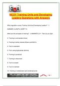 NCOY Leadership & Training Questions &vert; 50&plus; Q&A &vert; ADP 7-0&comma; METL&comma; AAR&comma; TLP&comma; Domains of Training &vert; 2025&sol;2026 &vert; Army NCO