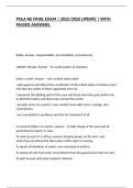 POLA NE FINAL EXAM &vert; 2025&sol;2026 UPDATE &vert; WITH PASSED ANSWERS&period;