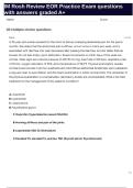 IM Rosh Review EOR Practice Exam questions with answers graded A&plus;