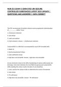 NUR 651 EXAM 3 &lpar;SKIN EYES URI SEIZURE CONTROLLED SUBSTANCES&rpar; LATEST 2025 UPDATE &vert; QUESTIONS AND ANSWERS &vert; 100&percnt; CORRECT