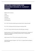 D005 WGU QUESTIONS AND ANSWERED GRADED A&plus; ALREADY PASSED