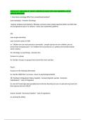 SOCIOLOGY 1000 EXAM &num;1 MIZZOU &lpar;BREKHUS&rpar; QUESTIONS AND ANSWERS LATEST UPDATE 2025&sol;2026