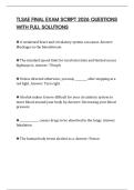 TLSAE FINAL EXAM SCRIPT 2026 QUESTIONS WITH FULL SOLUTIONS