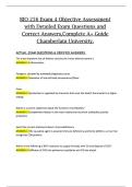 BIO 256 &ndash; Exam 4 Objective Assessment &lpar;Chamberlain University&rpar; &ndash; Detailed Exam Questions & Correct Answers &ndash; Complete A&plus; Guide