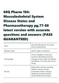 68Q Pharm 104 Musculoskeletal System Disease States and Pharmacotherapy pg&period;77-88 latest version 