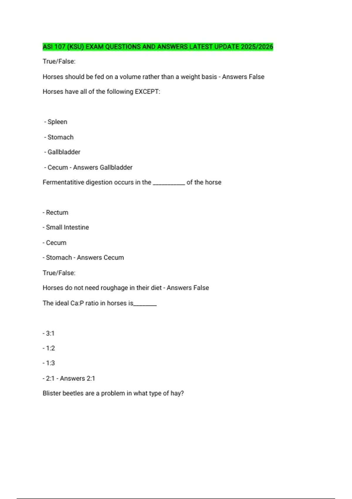 ASI 107 (KSU) EXAM QUESTIONS AND ANSWERS LATEST UPDATE 2025/2026 - ASI ...