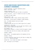 CSCE 4430 EXAM 2 QUESTIONS AND CORRECT ANSWERS