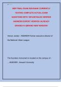 MSP FINAL EXAM 2026 BANK CURRENTLY  TESTING COMPLETE ACTUAL EXAM  QUESTIONS WITH 100&percnt;DETAILED VERIFIED  ANSWERS EXPERT VERIFIED &sol;ALREADY  GRADED A&plus;&vert;&vert;BRAND NEW VERSION&excl;&excl; 