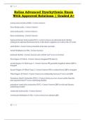 Relias Advanced Dysrhythmia Exam  With Approved Solutions &vert; Graded A&plus;