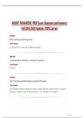  NREMT PARAMEDIC PREP Exam Questions and Answers &vert;  Fall 2025&sol;2026 Update &vert; 100&percnt; Correct