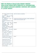 DEN 103 Midterm Study Guide NEWEST VERSION  2026LATEST UPDATE WITH COMPLETE &lpar;51-100 QUESTIONS  AND CORRECT DETAILED ANSWERS VERIFIED 100&percnt; GRADED  A&plus;LATEST UPDATE