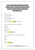 ACIS 1504 EXAM&vert;QUESTIONS AND 100&percnt; CORRECT WELL DETAILED ANSWERS&vert;LATEST UPDATED&excl;&excl;&excl;&excl;&excl;2025&sol;2026&vert;GUARANTEED PASS&vert;GRADED A&plus;