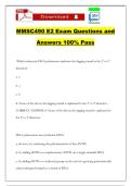 MMSC490 E2 Exam Questions and Answers 100&percnt; Pass