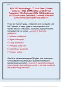 BIOL 203 Microbiology LCC Final Exam &lpar;2 Latest  Versions&rpar; &sol; BIOL 203 Microbiology LCC Final  Preparation With Rationales&sol;BIOL 203 Microbiology  LCC Final Practice Exam With Complete Questions  And Correct Answers&vert; Newest Version&excl;