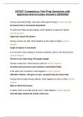 AFOQT Competency Test Prep Questions with Approved and Accurate Answers 2025&sol;2026