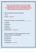 CVA Level 2 Exam Newest &sol; CVA Level 2 Exam  Preparation &sol;CVA Level 2 Practice Exam With  Complete Questions And Correct Detailed Answers  &vert;Already Graded A&plus;&lpar;Latest Exam Version&excl;&excl;&rpar;