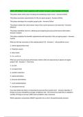 MGSC 485 Midterm Exam Questions with Correct Answers Latest Update 2025&sol;2026