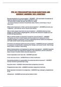 PPN 301 PRECONCEPTION EXAM QUESTIONS AND CORRECT ANSWERS 100&percnt; VERIFIED&excl;&excl;