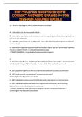 FNP PRACTICE QUESTIONS QWITH CORRECT ANSWERS GRADED A&period;pdf