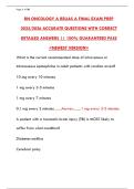 Relias RN Oncology A Final Exam Prep 2025&colon; Study Guide & Practice Questions