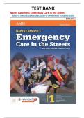 Nancy Caroline&rsquo;s Emergency Care in the Streets Test Bank &vert; AAOS &vert; 8th Edition