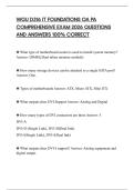 WGU D316 IT FOUNDATIONS OA PA COMPREHENSIVE EXAM 2026 QUESTIONS AND ANSWERS 100&percnt; CORRECT