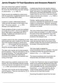 Jarvis Chapter 13 Test Questions and Answers Rated A