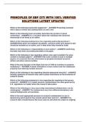 PRINCIPLES OF EBP CITI WITH 100&percnt; VERIFIED SOLUTIONS LATEST UPDATE&excl;&excl;