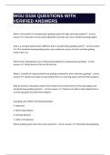 WGU D184 QUESTIONS WITH VERIFIED ANSWERS