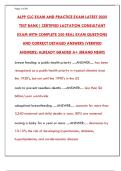 ALPP CLC Exam 2025: Practice Test Bank & Study Guide | Pass Your Certification