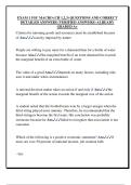 EXAM 1 FSU MACRO &lpar;CH 1&comma;2&comma;3&rpar; QUESTIONS AND CORRECT  DETAILED ANSWERS &lpar;VERIFIED ANSWERS&rpar; ALREADY  GRADED A&plus;