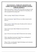 PCB 3134 EXAM 1 - MARKS &lpar;FSU&rpar; QUESTIONS AND  CORRECT DETAILED ANSWERS &lpar;VERIFIED ANSWERS&rpar;  ALREADY GRADED A&plus;