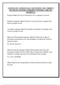 COP3330&comma; FSU&colon; MYERS EXAM 1 QUESTIONS AND CORRECT  DETAILED ANSWERS &lpar;VERIFIED ANSWERS&rpar; ALREADY  GRADED A&plus; 