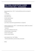 EDP FINAL EXAM STUDY GUIDE QUESTIONS WELL ANSWERED