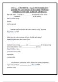 FSU SALES INSTITUTE &sol; SALES TEAM SYLLABUS  QUESTIONS AND CORRECT DETAILED ANSWERS  &lpar;VERIFIED ANSWERS&rpar; ALREADY GRADED A&plus; 