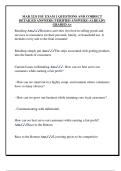 MAR 3231 FSU EXAM 1 QUESTIONS AND CORRECT  DETAILED ANSWERS &lpar;VERIFIED ANSWERS&rpar; ALREADY  GRADED A&plus; 